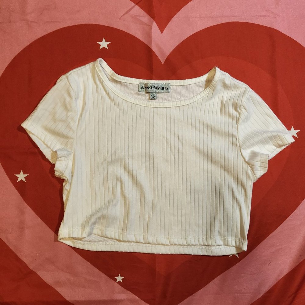 almost famous girls large crop top